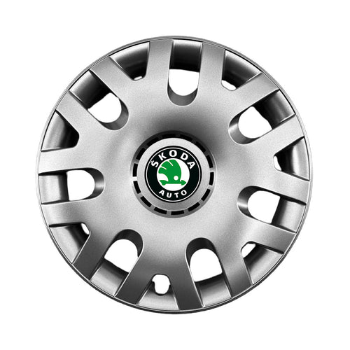 Set 4 capace roti potrivite jantelor de 14 inch compatibile Skoda, Model - 204