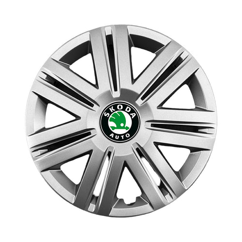 Set 4 capace roti potrivite jantelor de 14 inch compatibile Skoda, Model - 203