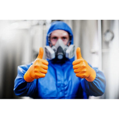 Mănuși Mercator GoGrip Orange nitril 50 buc, mărime XL