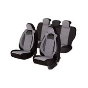 SET HUSE SCAUN RACING GRI - NEGRU