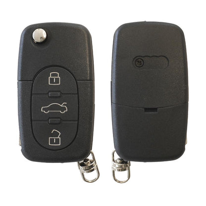 CARCASA CHEIE CONTACT PENTRU AUDI A3 / A6 / A8, 3 BUTOANE, CU CHEIE