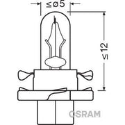BEC BORD BX8.4D SOCLU BEJ 12V 1.5W SET 10 BUC OSRAM