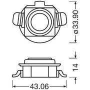 ADAPTOR BEC H7 LED MERCEDES, OPEL, VW OSRAM