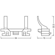 ADAPTOR BEC H7 LED FIAT, FORD, OPEL OSRAM