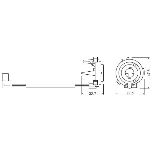 ADAPTOR BEC H7 LED MERCEDES, VW OSRAM
