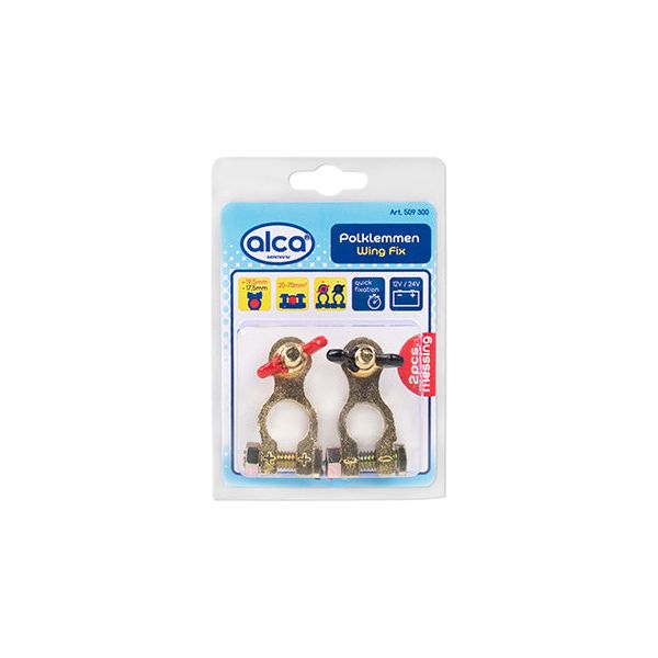 SET 2 BORNE BATERIE ROSU SI NEGRU