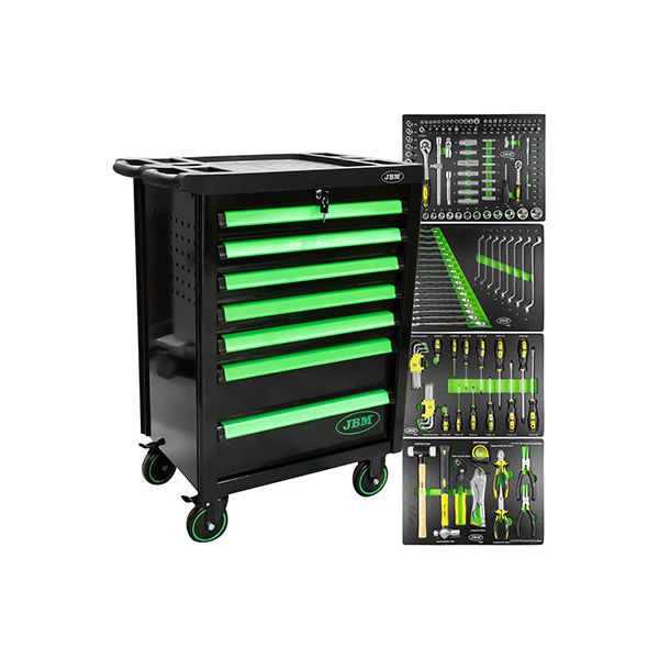 BANC DE SCULE 7 SERTARE VERDE ECHIPAT 172BUC JBM