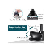 SUPORT TELEFON MAGNETIC AUTO CU FIXARE PE PARBRIZ CU VENTUZA