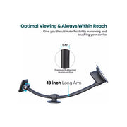 SUPORT TELEFON MAGNETIC AUTO CU FIXARE PE PARBRIZ CU VENTUZA