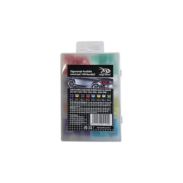 SET SIGURANTE FUZIBILE MINI SET 100 BUC