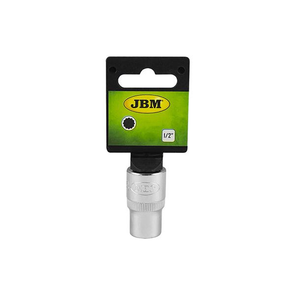 TUBULARA CROMATA BIHEXAGONALA SCURTA - XZN 1/2` 15 MM JBM