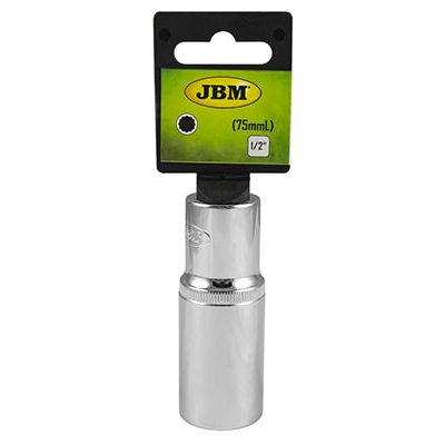 TUBULARA CROMATA BIHEXAGONALA LUNGA - XZN 1/2` 14 MM JBM