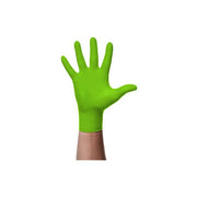 MANUSI DIN NITRIL CULOARE VERDE STRUCTURA DIAMANTATA L SET 50BUC