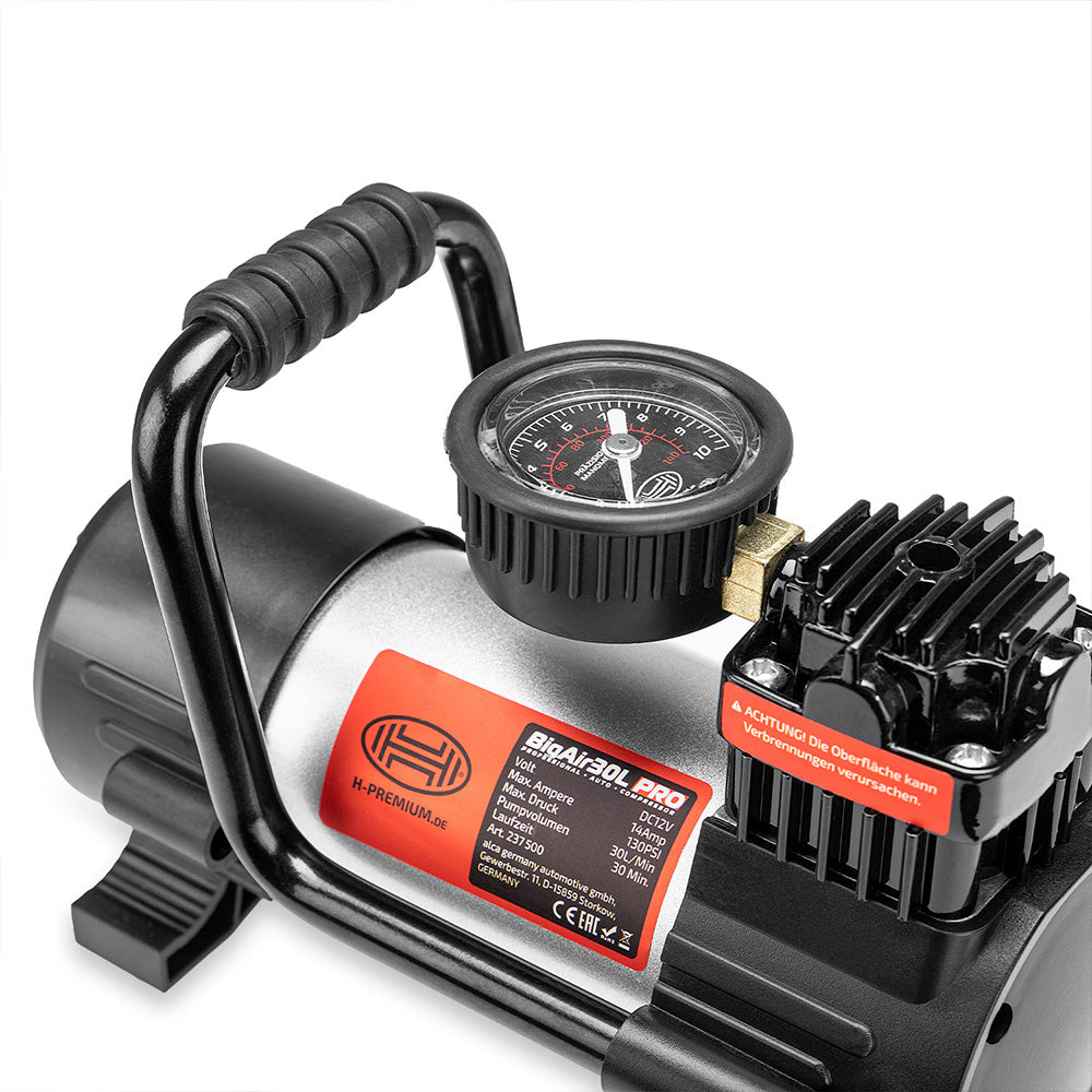 PRÉMIUM 12V BIGAIR PRO LÉGKOMPRESSZOR 30 L