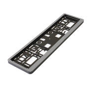 SUPORT NUMAR INMATRICULARE MEGA DRIVE CARBON SET 2 BUC