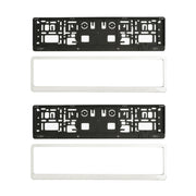 SUPORT NUMAR INMATRICULARE MEGA DRIVE CROMAT SET 2 BUC