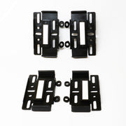 SUPORT NUMAR INMATRICULARE MEGA DRIVE FARA RAME SET 4 BUC (FATA + SPATE) NEGRU