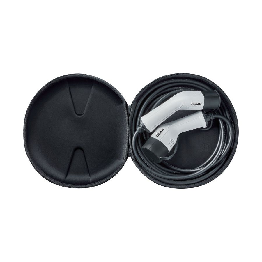 ELEKTROMOS AUTÓ TÖLTŐKÁBEL BATTERYcharge 7 TŰS 1 FÁZISÚ 32A 7.2kW 2-es típusú - 2-es típusú OSRAM