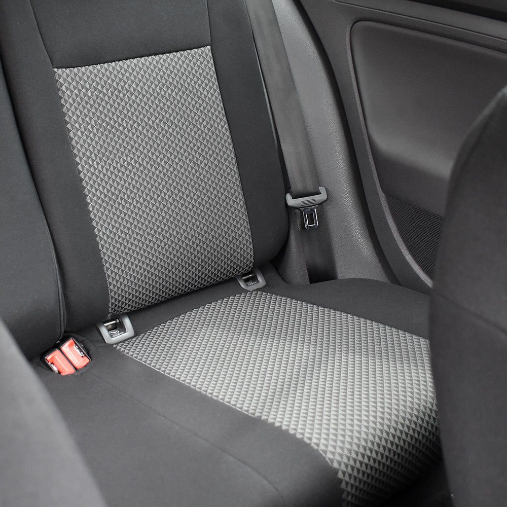 SET HUSE SCAUN UMBRELLA PENTRU VW CC 2008-2017 (BANCHETA FRACTIONATA) CU TETIERE SPATE IN FORMA DE L