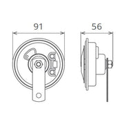 SET CLAXOANE ELECTROMAGNETICE, TIP DISC, 24V 3A+3A TON INALT & JOS
