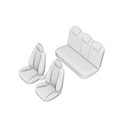 SET HUSE SCAUN UMBRELLA PENTRU VW PASSAT B8 SEDAN 2015- (BANCHETA FRACTIONATA) CU TETIERELE SPATE IN FORMA DE L