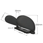 SUPORT TETIERA AUTO REGLABIL-PIELE ECOLOGICA NEAGRA