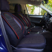 SET HUSE SCAUN RACING NEGRU