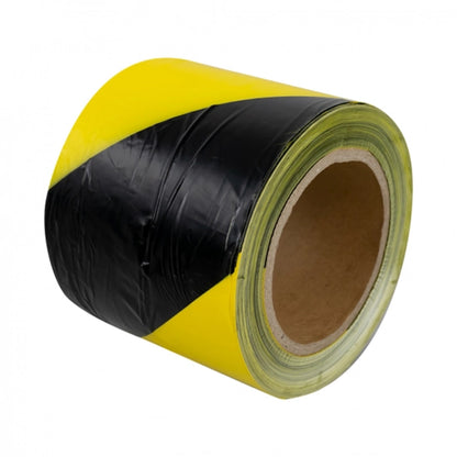 BANDA DE SEMNALIZARE. AVERTIZARE GALBEN/NEGRU - 200M