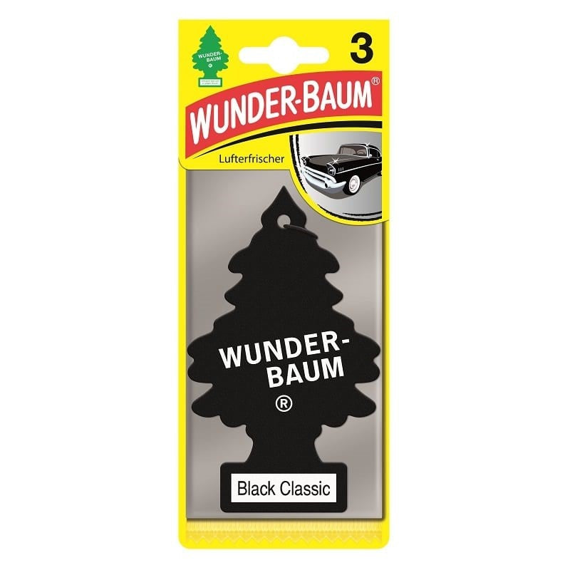 3 DARABOS AUTÓILLATOSÍTÓ KÉSZLET WUNDER-BAUM FEKETE ICE