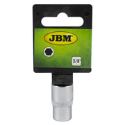 TUBULARA HEXAGONALA CROMATA 3/8` 13 MM JBM