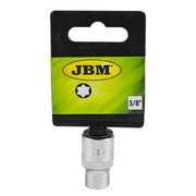 TUBULARA TORX CROMATA 3/8` E16