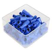 SET 100 MANSOANE ELECTRICE IZOLATE TOTAL ALBASTRE CILINDRIC 5MM