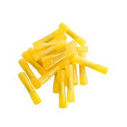 SET 100 MANSOANE TERMOCONTRACTABILE DE LIPIT GALBENE 6MM