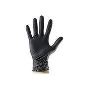 MANUSI NEGRE DE UNICA FOLOSINTA. DE NITRIL MARIME L - SET 100BUC JBM