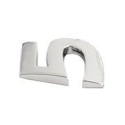 ORNAMENT AUTO 3D. CIFRA 5. 26 MM. CROMAT