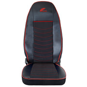 SET HUSE SCAUN TRUCK UMBRELLA PENTRU SCANIA SERIA R 2006-2020 PIELE ECOLOGICA NEAGRA + VELVET NEGRU