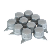 SET 10 BUCATI CAPAC PLASTIC PENTRU PREZON ROATA CU INDICATOR 33 MM GRI 41 MM