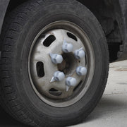 SET 10 BUCATI CAPAC PLASTIC PENTRU PREZON ROATA CU INDICATOR 33 MM GRI 54.5 MM