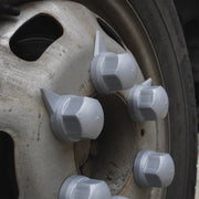 SET 10 BUCATI CAPAC PLASTIC PENTRU PREZON ROATA CU INDICATOR 33 MM GRI 54.5 MM