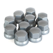 SET 10 BUCATI CAPAC PLASTIC PENTRU PREZON ROATA 33 MM GRI 41 MM