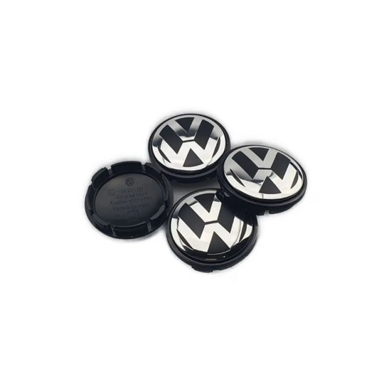 Set 4 Capace Jante Aliaj Volkswagen 56mm Interior - 65mm Exterior