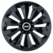 Set 4 capace roti pentru Dacia Nou, model Fox Black, R14