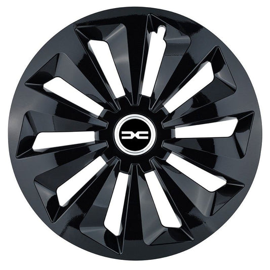 Set 4 capace roti pentru Dacia Nou, model Fox Black, R16