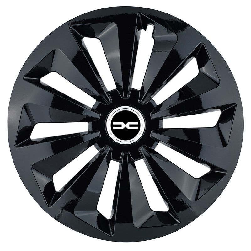 Set 4 capace roti pentru Dacia Nou, model Fox Black, R15