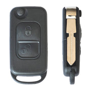 CARCASA CHEIE CONTACT PENTRU MERCEDES CLASSE A (W168) / CLASSE C (W202 / W203) / CLASSE E (W210) / CLASSE G (W461), 2 BUTOANE, CU CHEIE