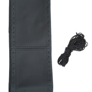 HUSA VOLAN CU SNUR PIELE NATURALA NEGRU 42-43 cm