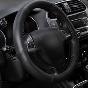 HUSA VOLAN PIELE NATURALA NEGRU 35-37 CM