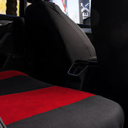 SET HUSE SCAUN NERO ROSU