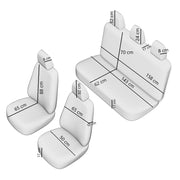 SET HUSE SCAUN RACING ALBASTRU