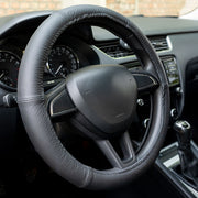 HUSA VOLAN PIELE NATURALA NEGRU 39-41 CM